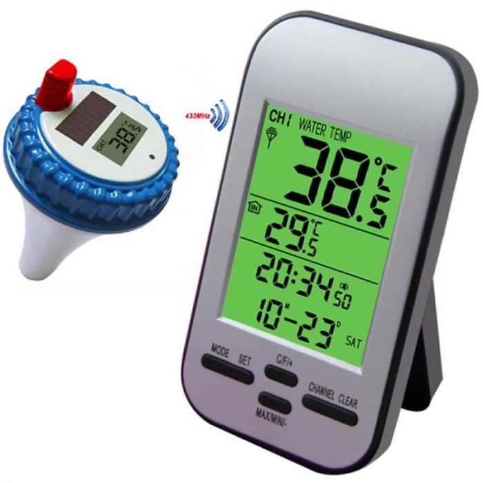 Professional Wireless Pool Thermometer Floating Solar Powered Thermometer