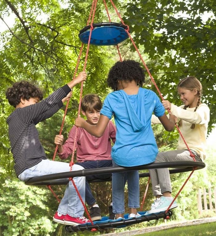 Vortex Spinning Ring Swing