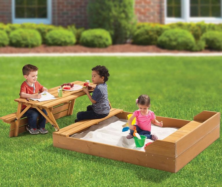 The Transforming Sandbox Picnic Table