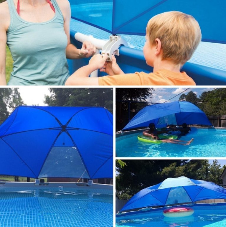 baby pool with shade