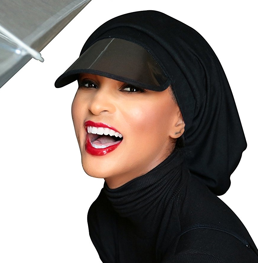 Hairbrella Women’s Rain Hat w/Satin-Lining and Collapsible Built-in Pocket