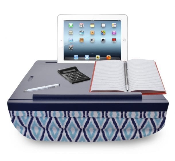 iCozy Portable Cushion Lap Desk With Storage