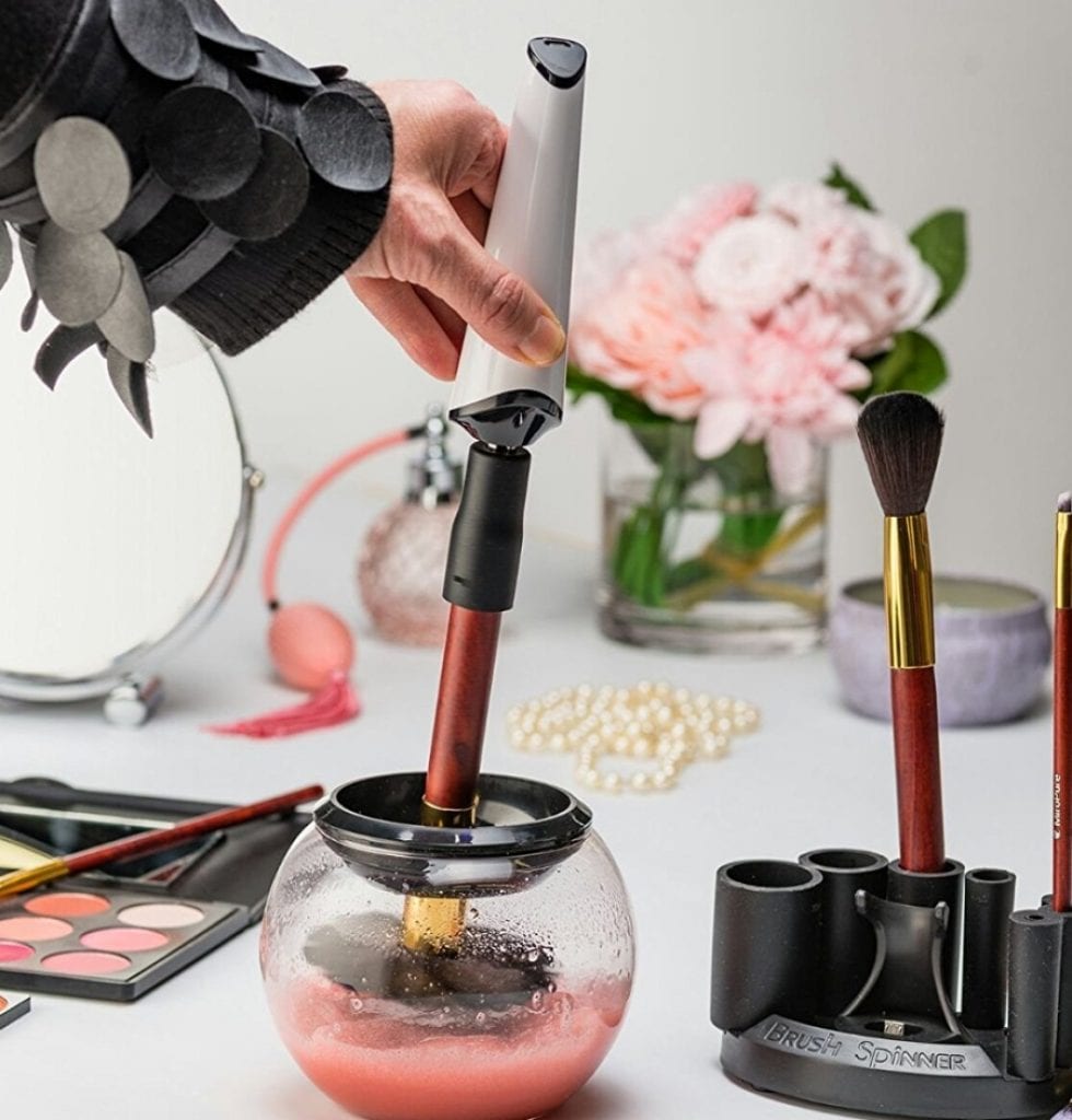Luxe Makeup Brush Cleaner with USB Charging Station