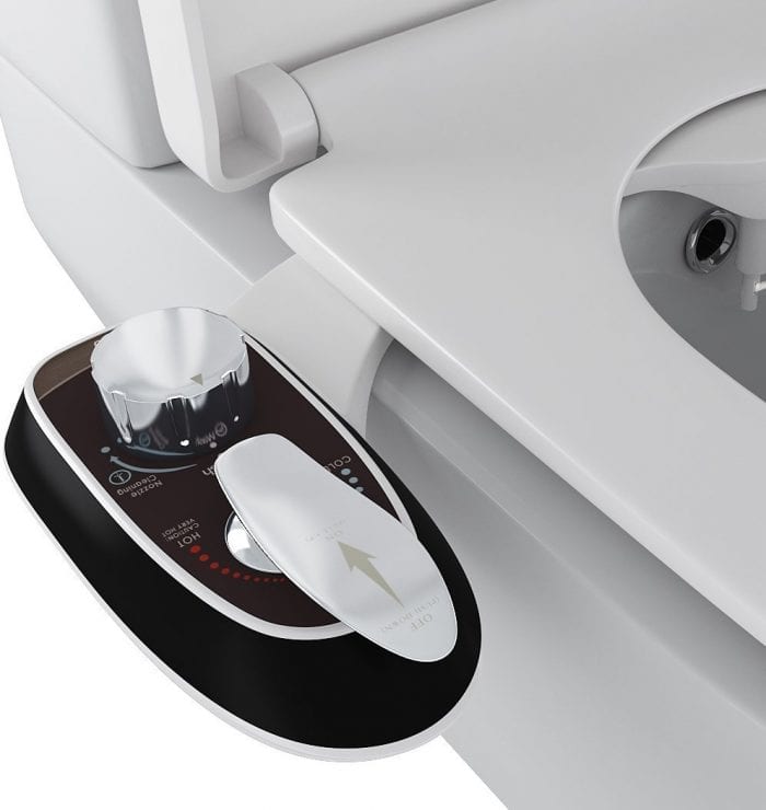 Homdox Adjustable Toilet Seat Attachment