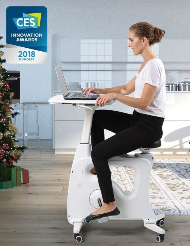 flexispot home office standing desk exercise bike