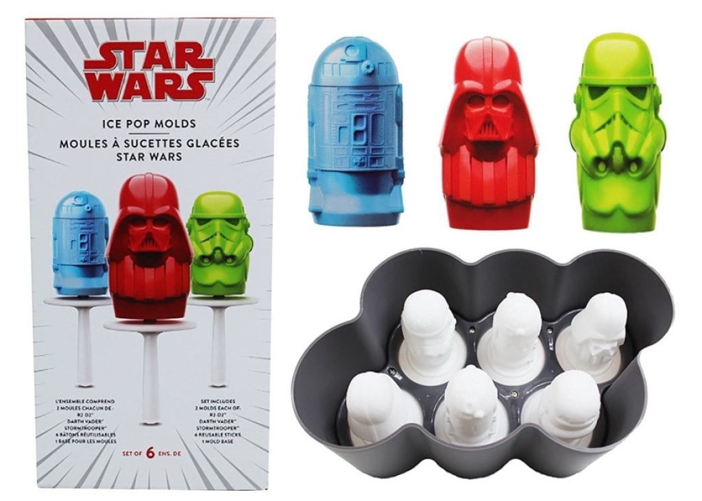 Star Wars 4Pc Ice Pop Molds