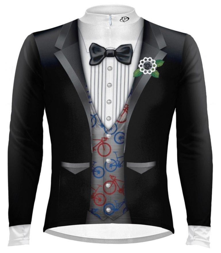 Tuxedo Design Cycling Jersey Men’s Long Sleeve