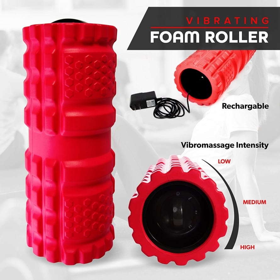 Vibrating Exercise Foam Roller 