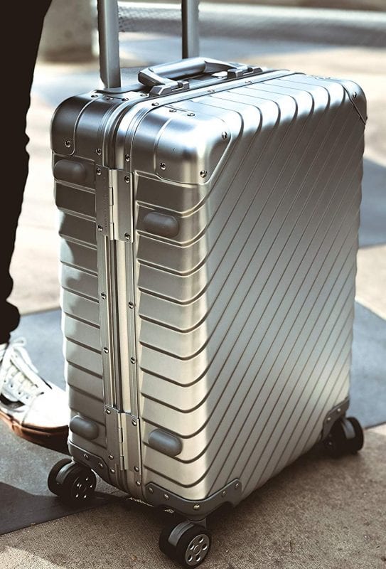 Aluminum CarryOn Suitcase Spinner