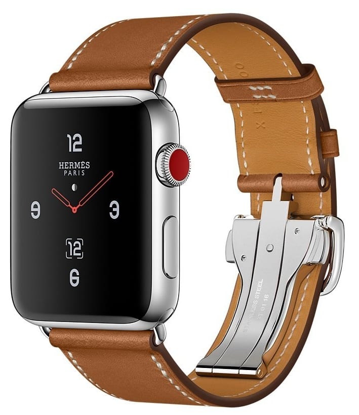 Apple Watch Series 3 Hermès – GPS+Cellular – Stainless Steel Case with ...
