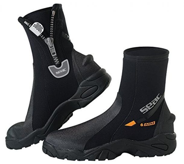 Neoprene Wetsuit Boots with Side Zipper