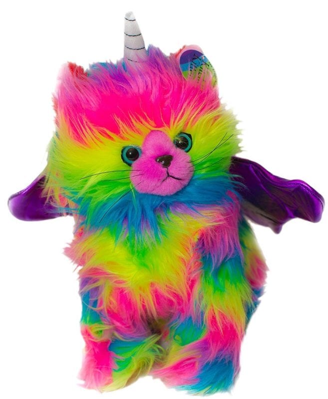 Rainbow Butterfly Unicorn Kitten Plush