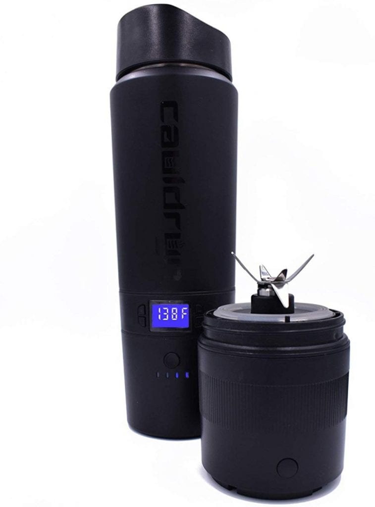 Coffee Travel Mug with Blender Heated Mug