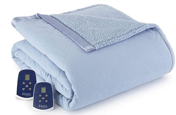 micro flannel heated mattress pad