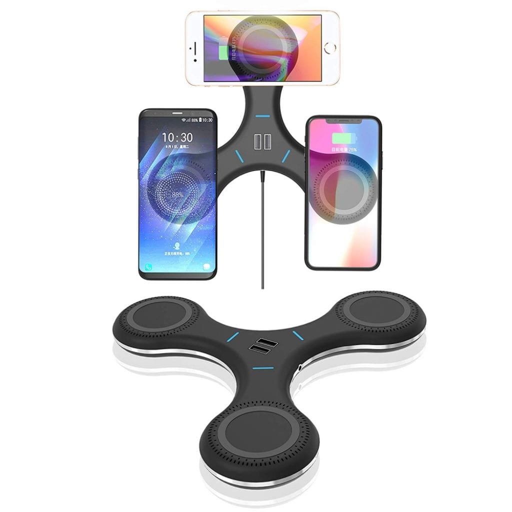 3 in 1 wireless charger stand pad