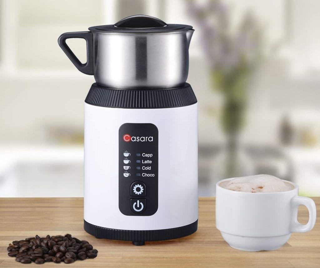 Casara Milk Frother Hot Chocolate Maker with Detachable Stainless