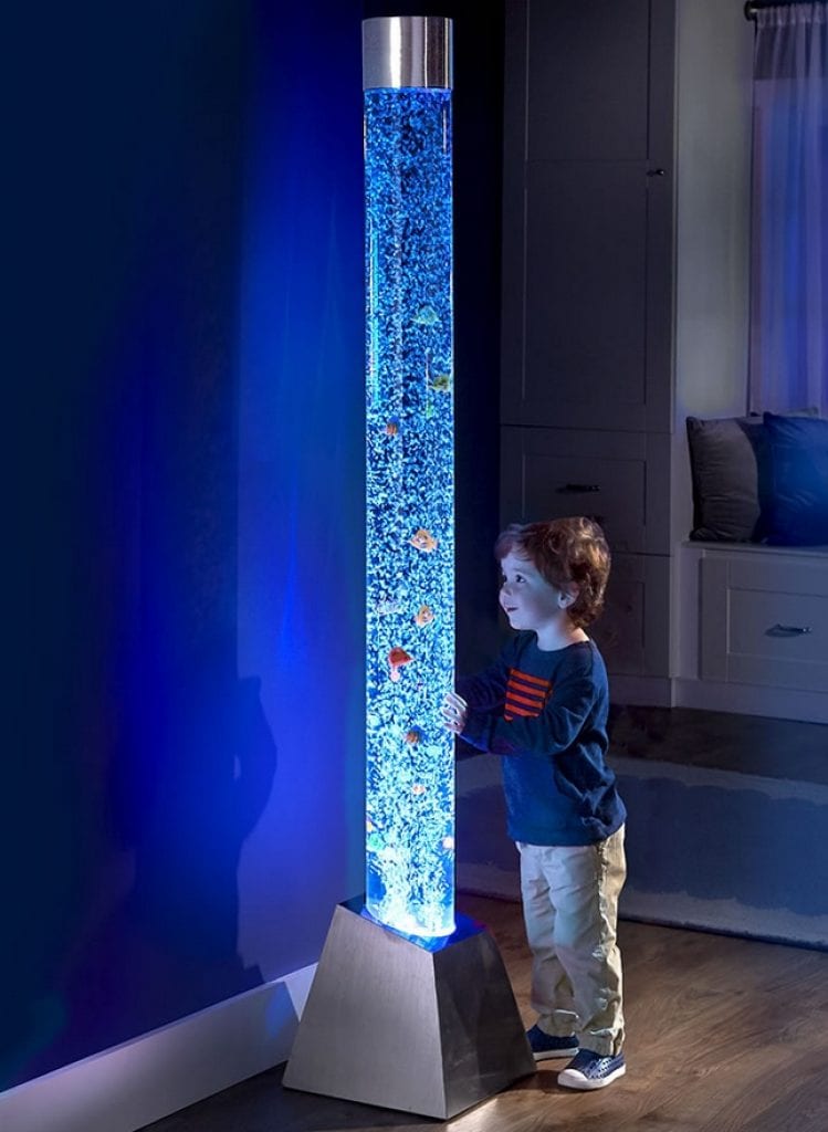 The 6′ Light Show Bubble Aquarium