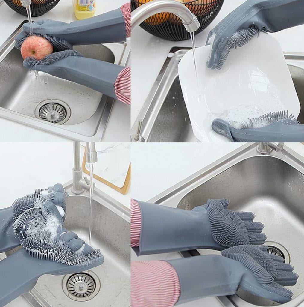 Magic Saksak Silicone Cleaning Gloves 1484