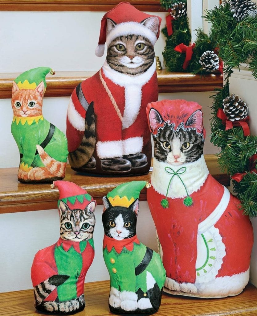 Santa Claus Cat Door Stop