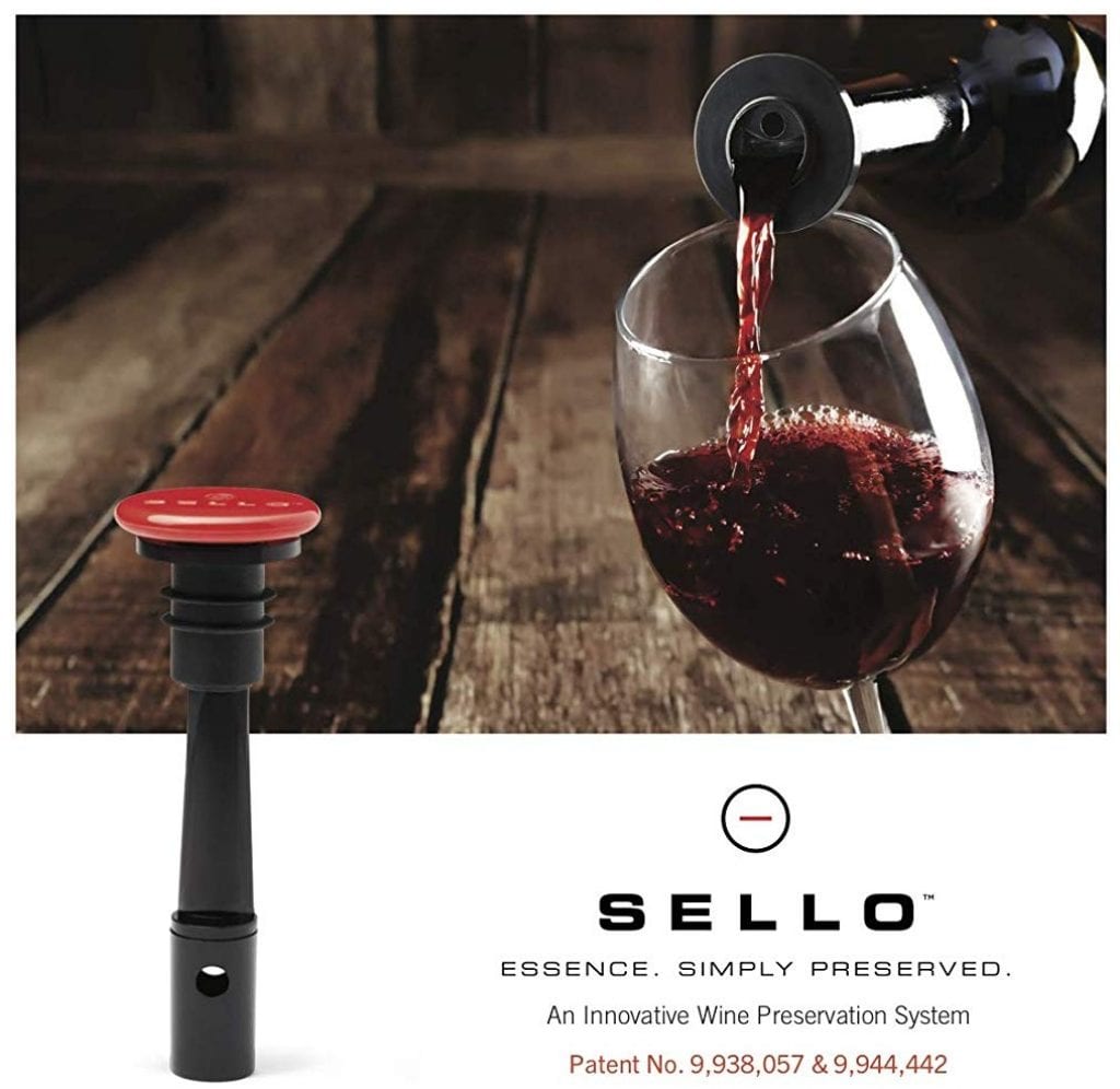 Sello 2 Wine Preservation System Wine Preserver & Wine Pourer in One