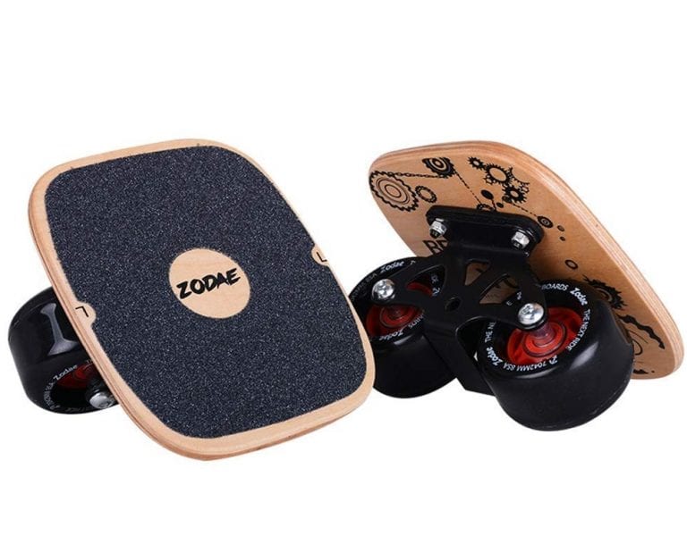 Zodae Portable Roller Road Drift Skates Plate with Cool Maple Deck Anti