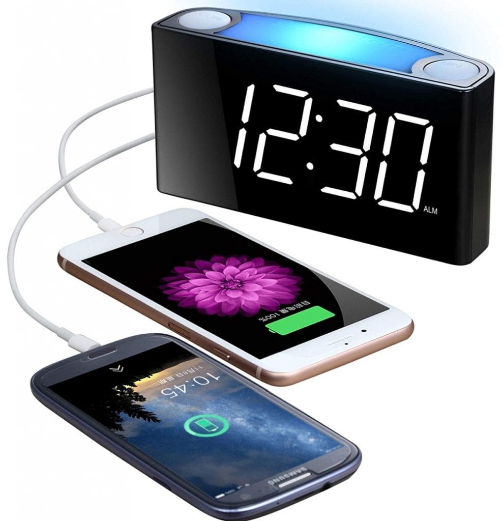 Alarm Clock with Bed Shaker
