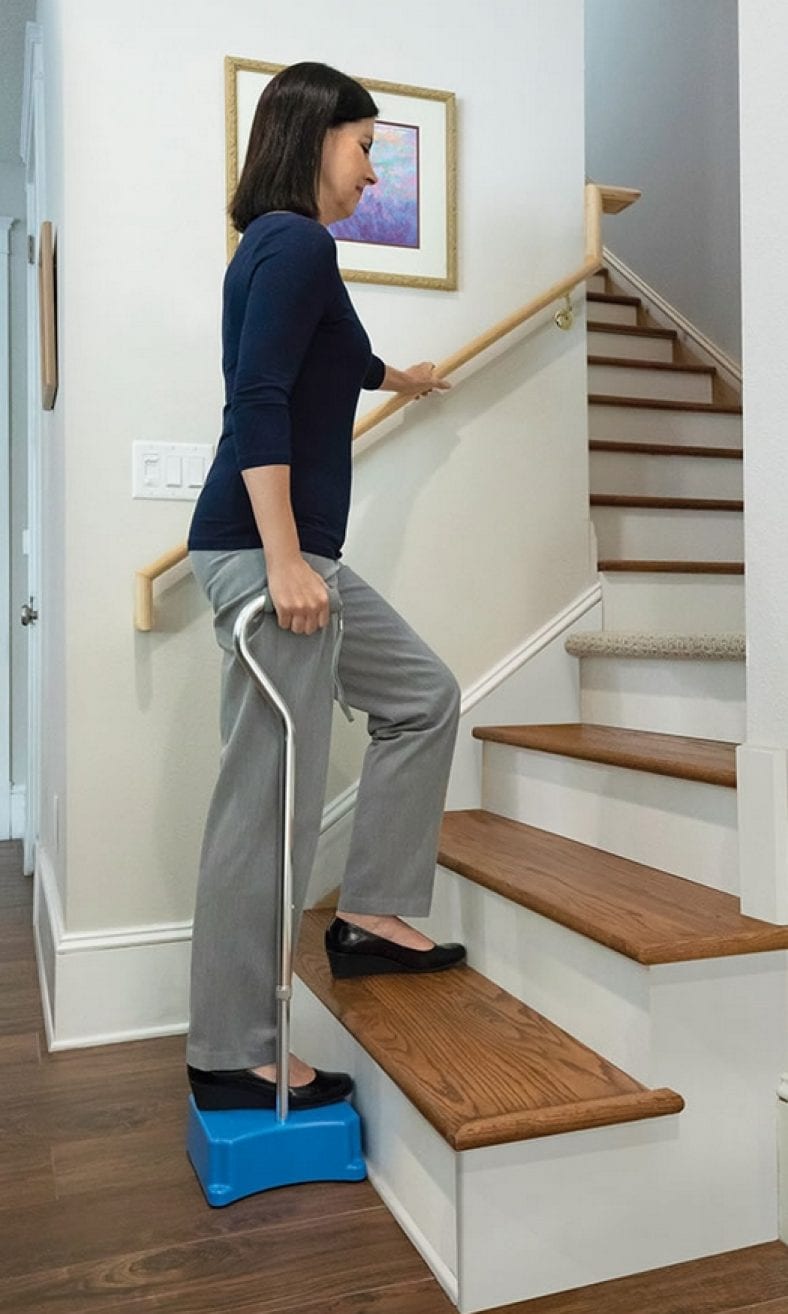 The Only Half Step Stair Climbing Aid