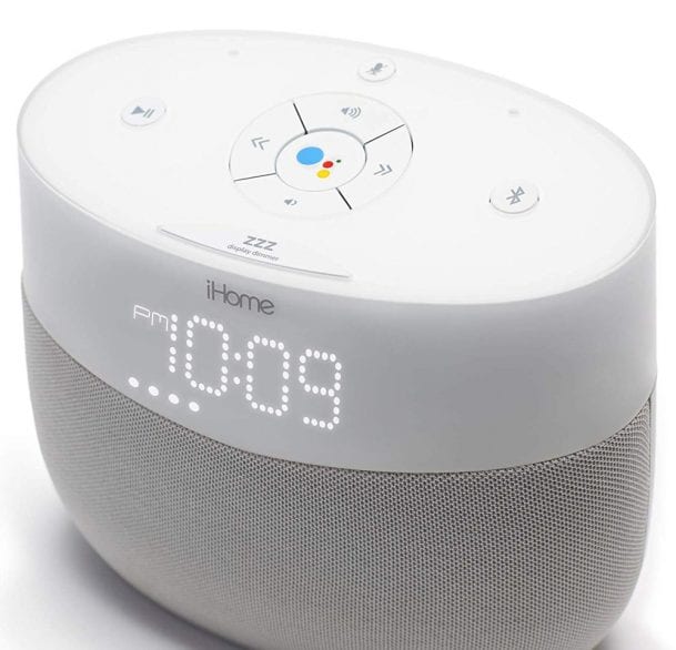 iHome Google Assistant Builtin Chromecast Smart Home Alarm Clock