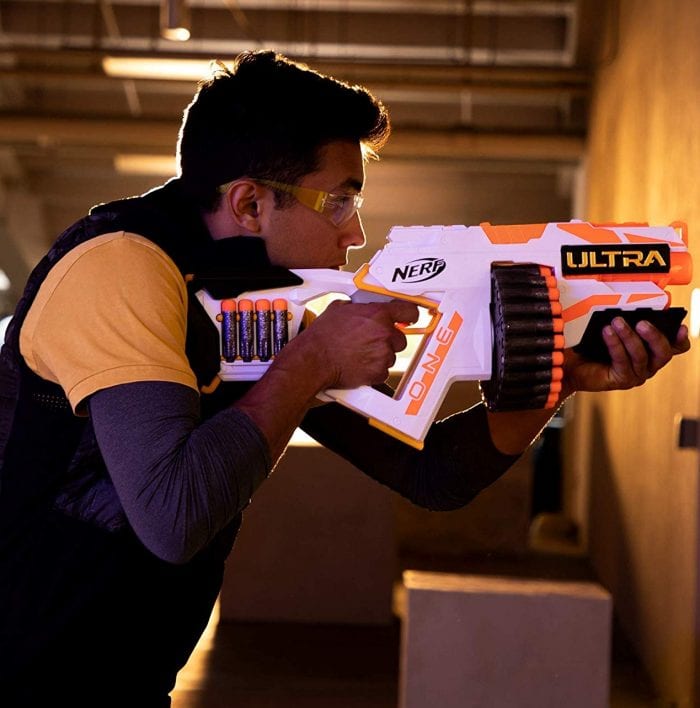 nerf ultra one dart blaster toy with 25 nerf ultra darts