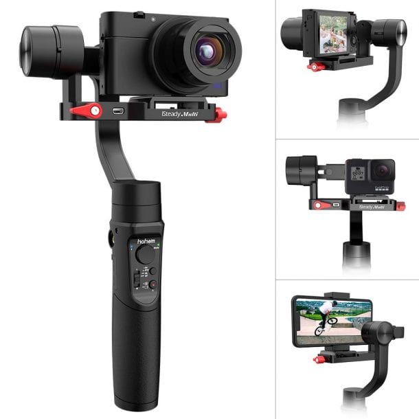 All-in-1 3-Axis Handheld Gimbal Stabilizer for Digital Camera, Action ...