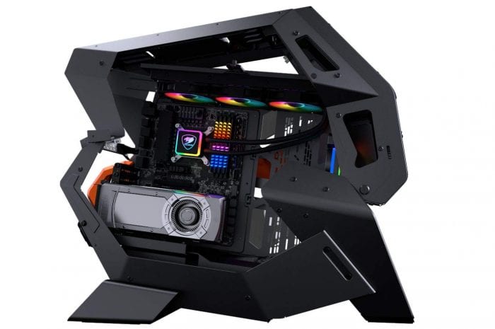 cougar conquer 2 tower gaming computer case