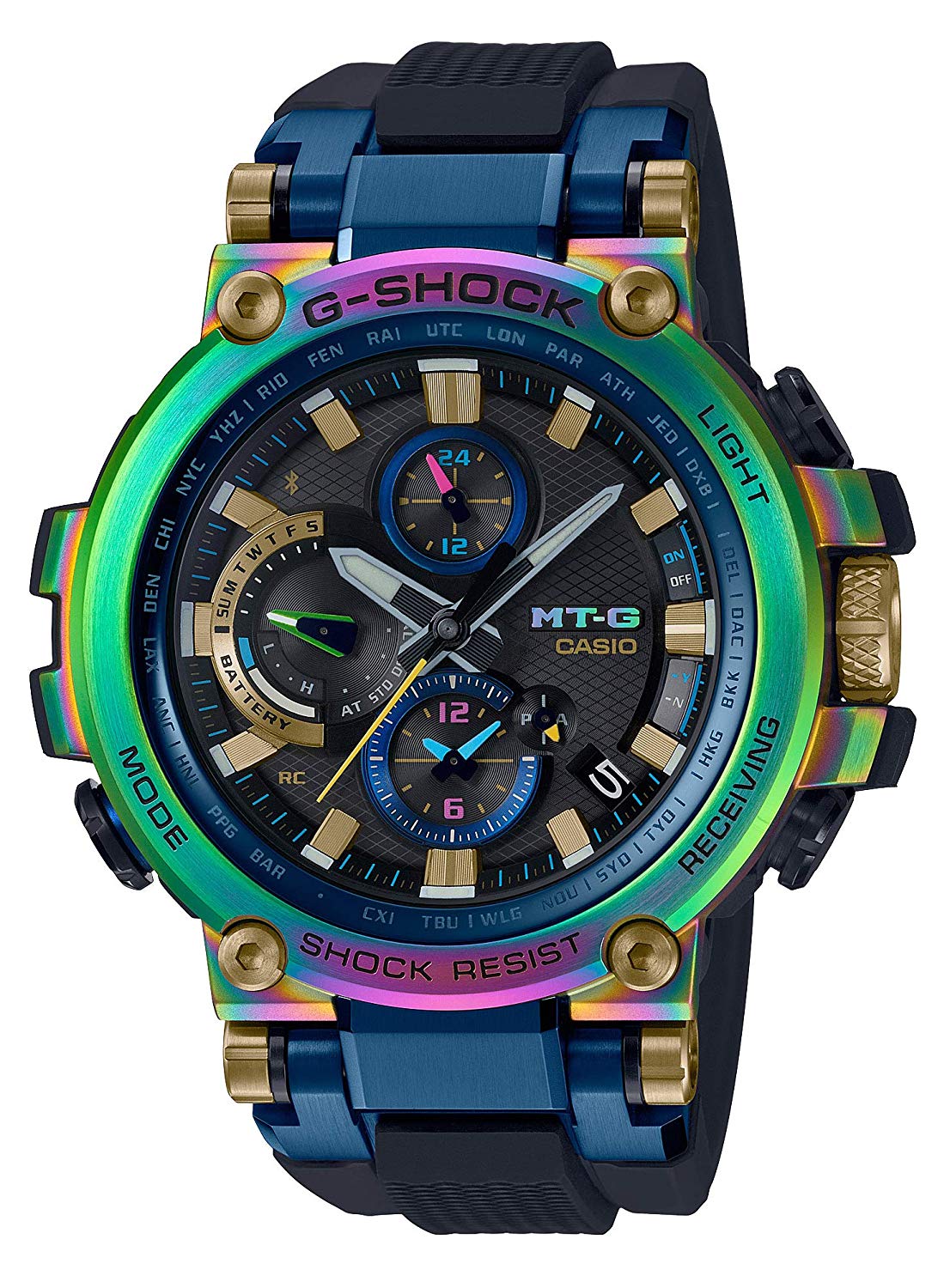 CASIO G SHOCK Limited Edition Wristwatch Lunar Rainbow