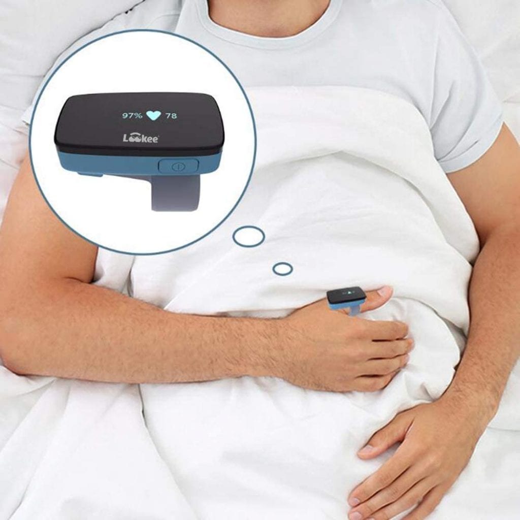 LOOKEE O2Ring Oxygen Tracker with Notification for Low O2 Level and ...