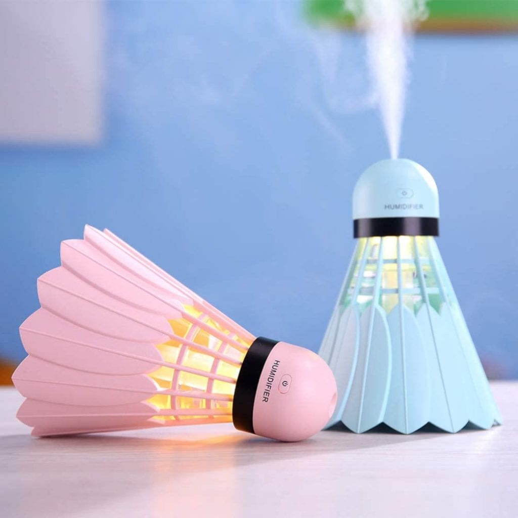 Badminton Humidifier Multifunction Mini USB Desktop Mist Air Freshener