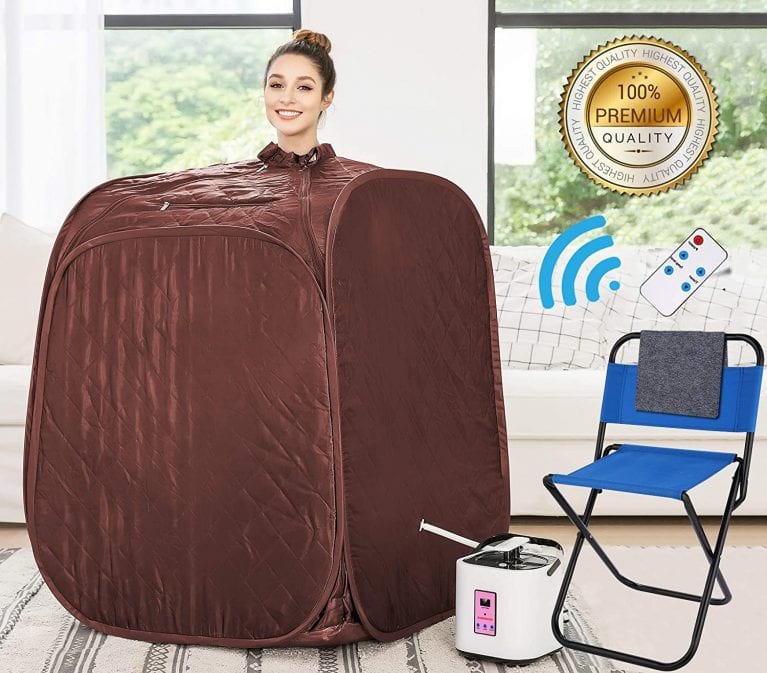 Foldable Steam Sauna Portable Indoor Home Spa Weight Loss Detox