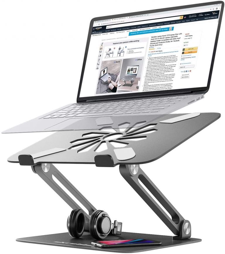 EPN Laptop Riser with HeatVent to Elevate Laptop
