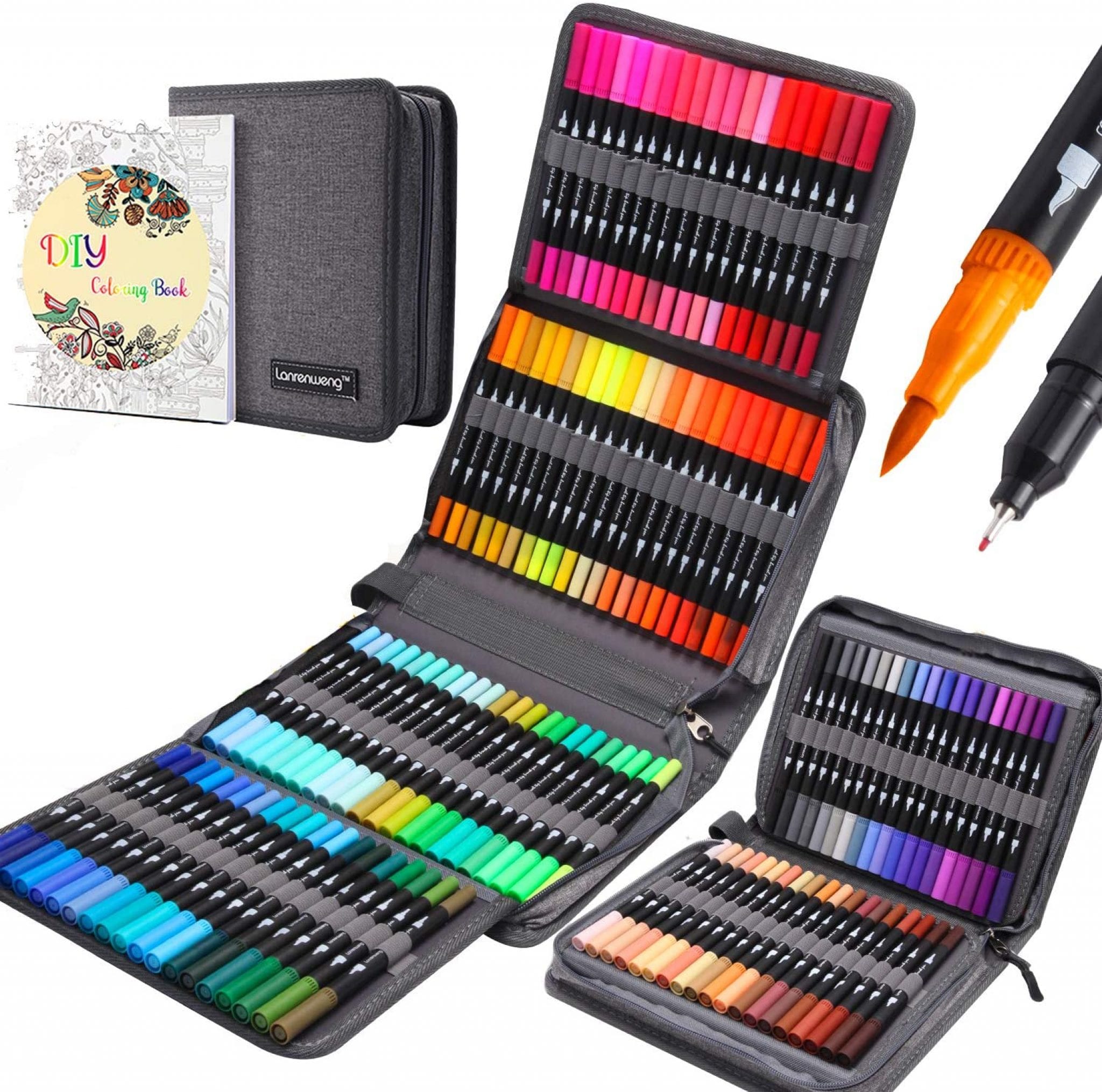 120-colors-dual-tip-brush-pens-fineliners-art-markers