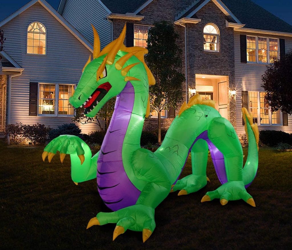 Halloween Inflatable Dragon Decoration