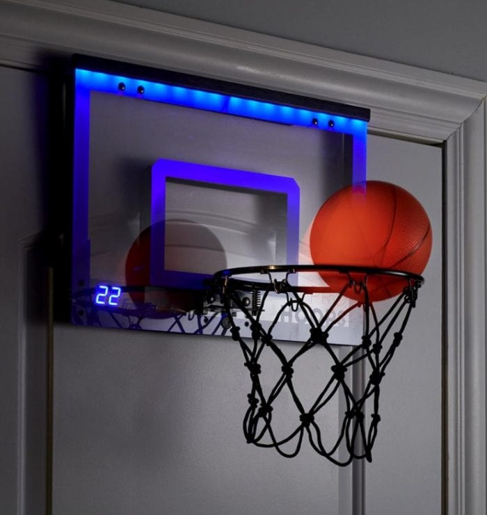 The LED Scoring Indoor Basketball Hoop