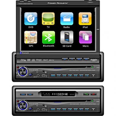 Power Acoustik 7″ Touch Screen Monitor/Receiver with Bluetooth