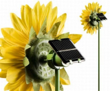 Solar Powered Spinning Sunflower