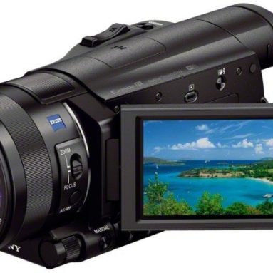 Sony 4K Video Camera with 3.5-Inch LCD