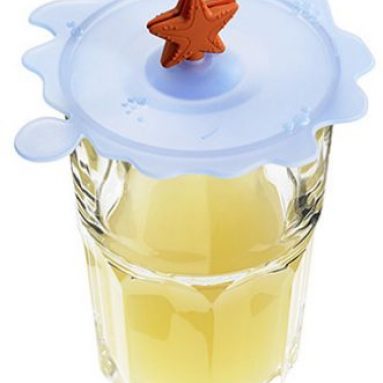 Glass lid cover summer ocean