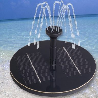 1.6W Solar Power Fountain Pool Water Pump Garden Plants Watering Outdoor