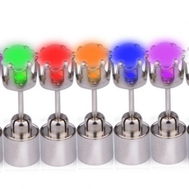 10 LED Multicolor Bright Stylish Fashion LED Earrings Glowing Light up