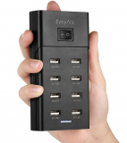 10-Port Family-Sized Desktop USB Rapid Charger