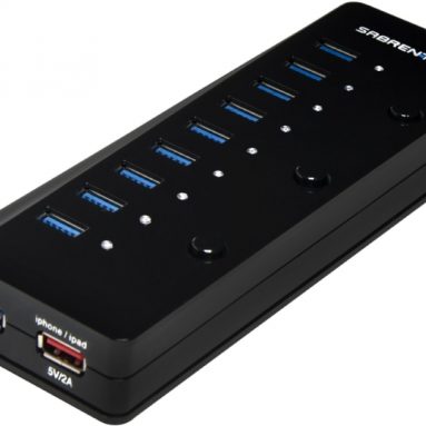 10 Port USB 3.0 HUB 5V 2.1A Smart Charging Port