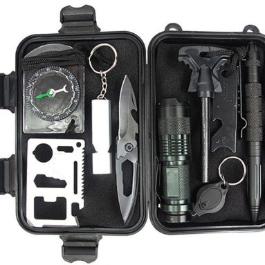 10 in 1 Emergency Survival Gear Kit