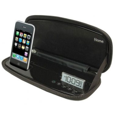 Portable Stereo Alarm Clock for iPhone/iPod