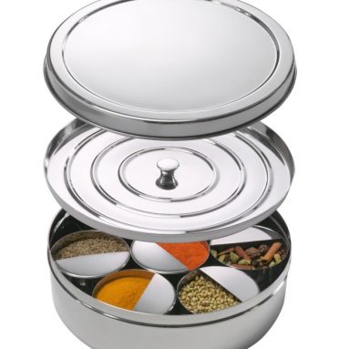 Spice Tiffin Masala Dabba with Spice Levelers